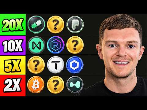 Video preview for 20 Most Popular Altcoins Ranked - What I'm Holding and Avoiding