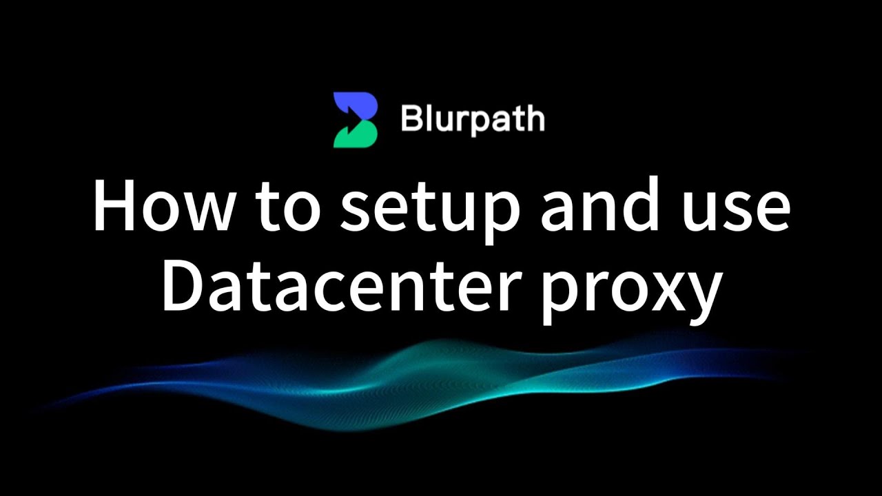 Datatech Proxy How to setup and use Datacenter proxy - YouTube