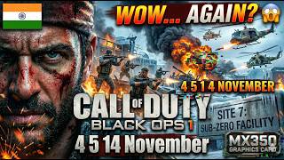 Bug Ruined Everything… But I Came Back Stronger 😎🔥November Mission Call of Duty® Black Ops PART 05