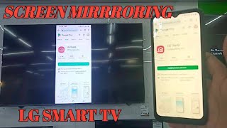 HOW TO SCREEN SHARE LG SMART TV; using LQ ThinQ application screenshot 3