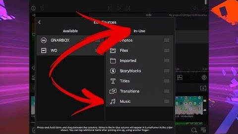 How to add iTunes music to LumaFusion for editing in your videos