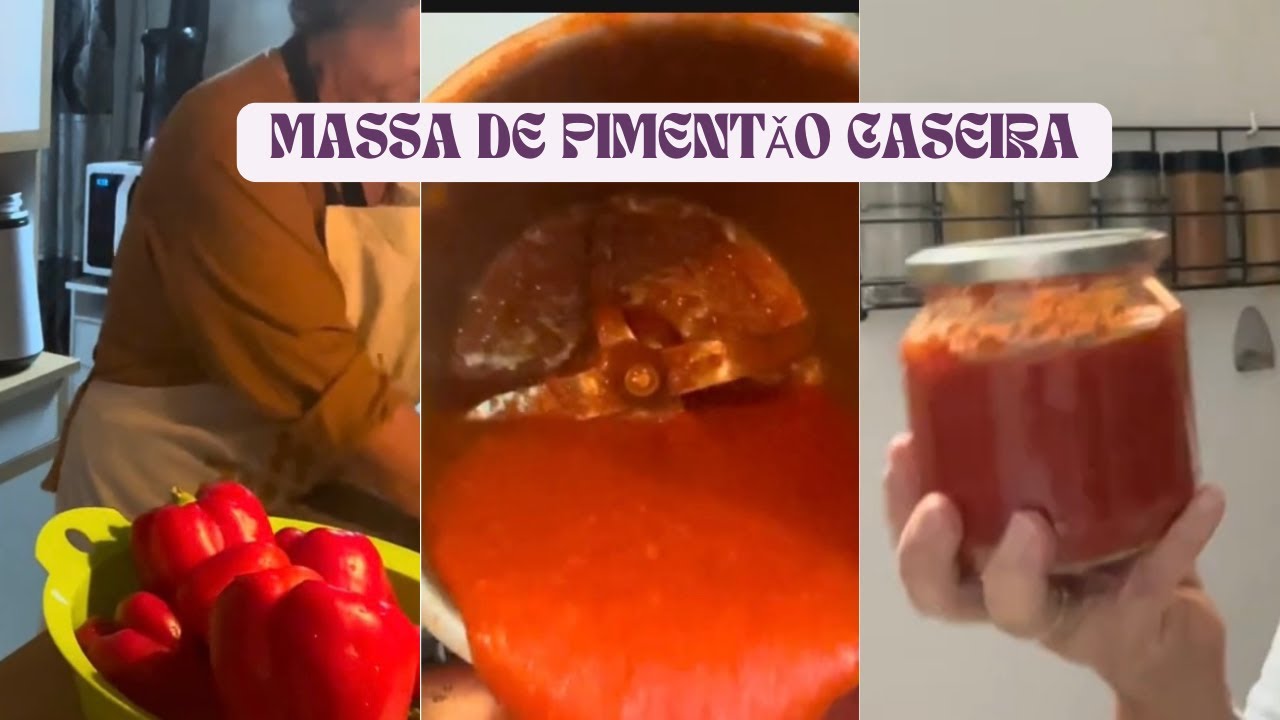 MASSA DE PIMENTÃO CASAEIRA / UMA DELÍCIA