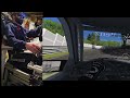 testing dual screen sim racing