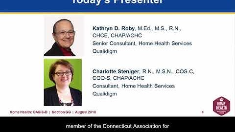 Section GG: Functional Abilities and Goals Webinar