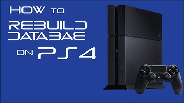 How to Speed Up your PS4 by Rebuilding the Database