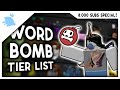 💣 Roblox Word Bomb Tier List (8,000 Subscribers Special)