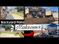 Outdoor patio makeover before and after  our backyard patio makeover