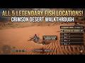 Crimson desert walkthrough - All 5 legendary fishes locations - How to catch clockwork fish