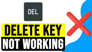 "Delete Key Not Working Windows 10 or 11 FIX 2024 | Delete Key Issue on Laptop"