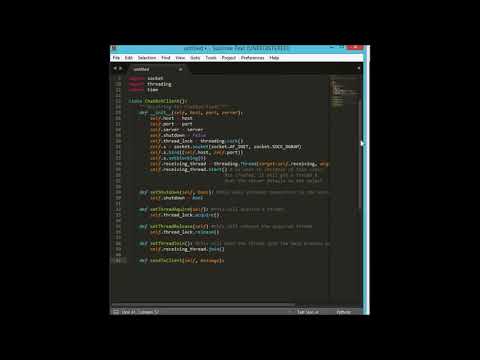 Python chatBot: Client Class