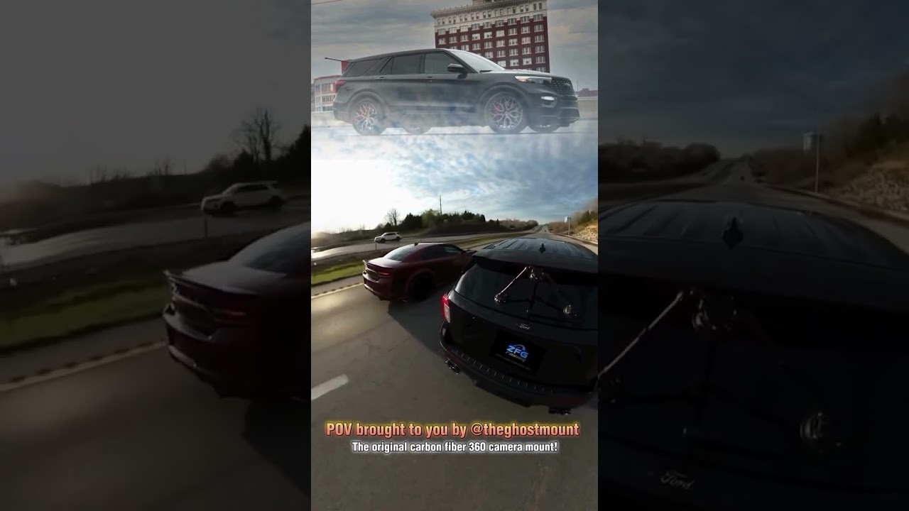 Explorer ST Vs Hellcat @theghostmount View by: @theghostmount 