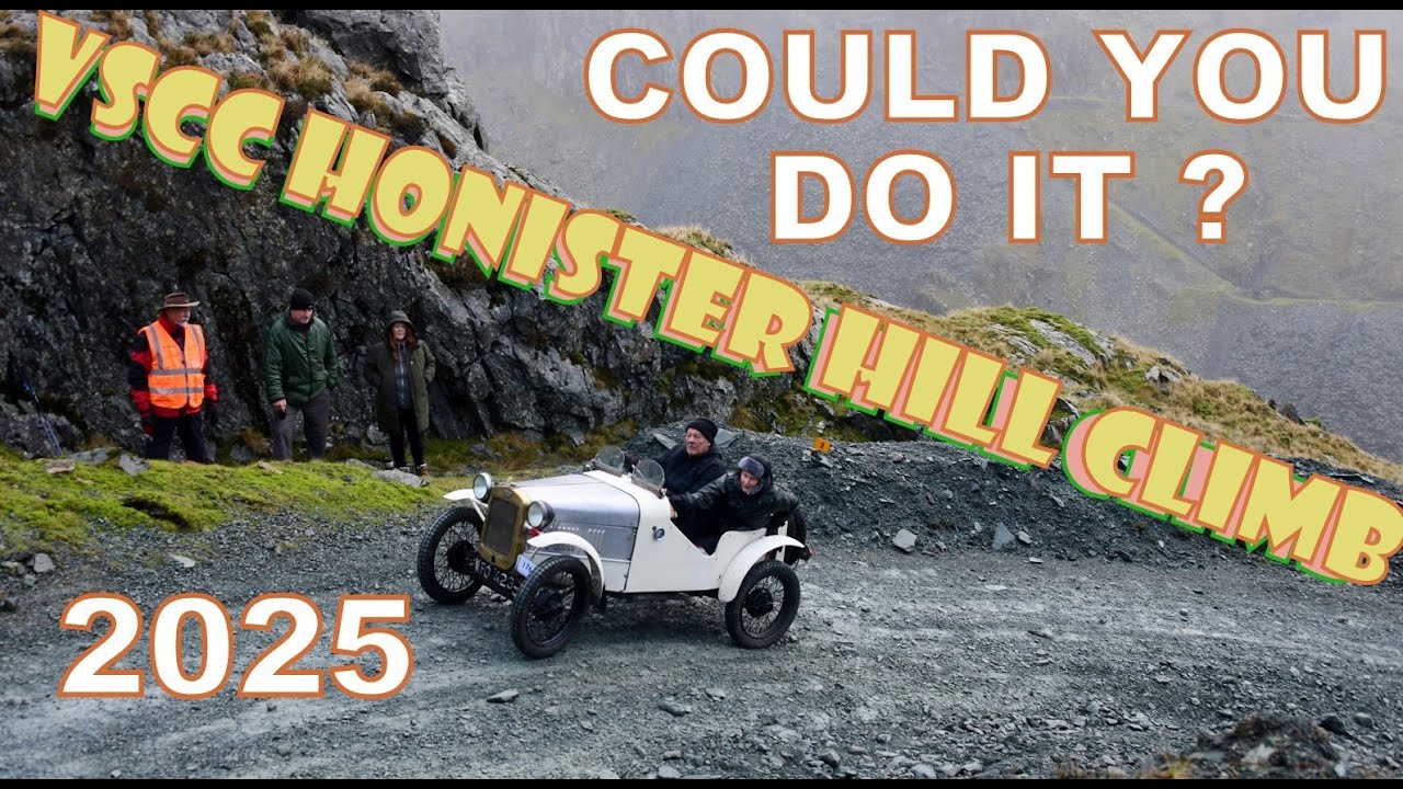 VSCC HONISTER VINTAGE / VETERAN CAR HILL CLIMB RALLY 2025
