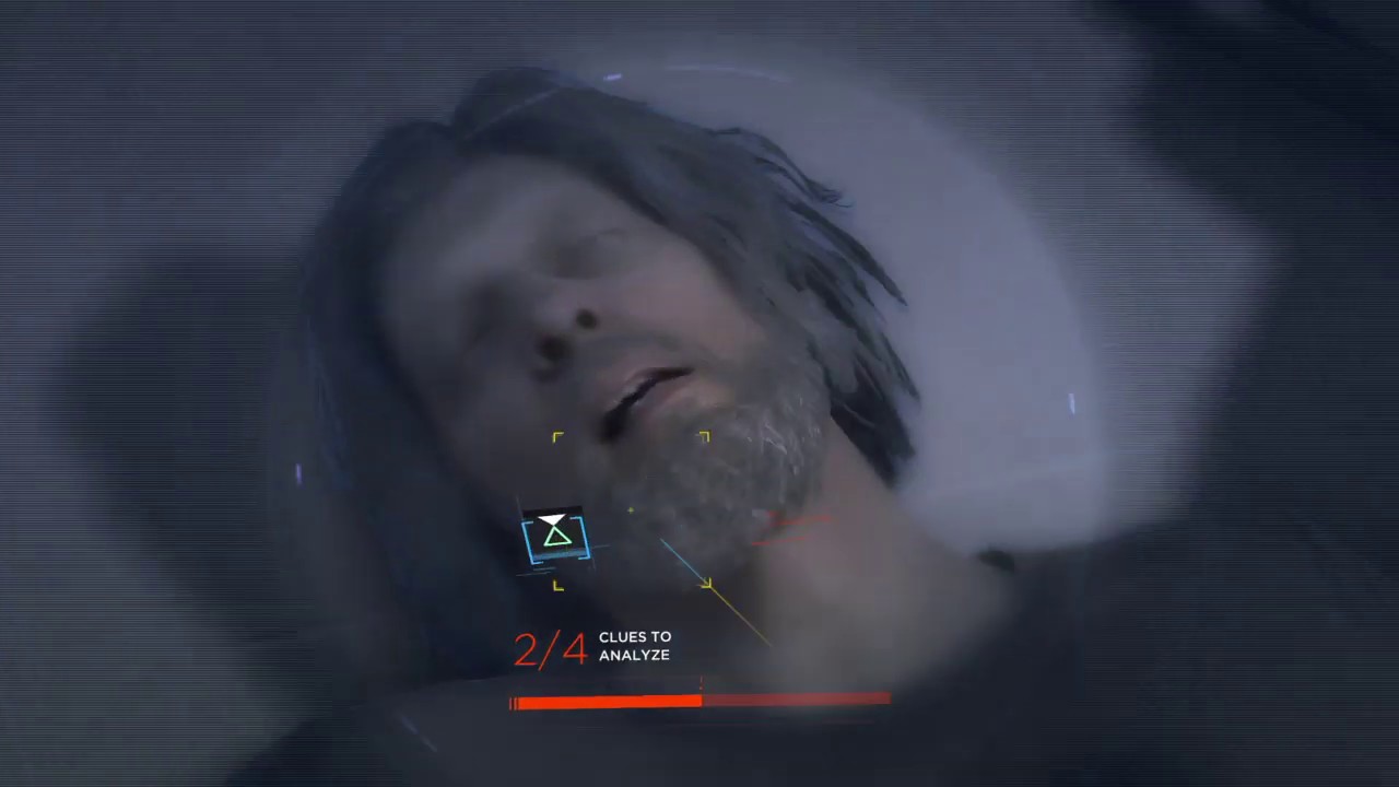Detroit: Become Human throwing Lieutenant Anderson in bath