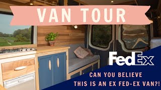 VAN TOUR | Ex Fed-Ex Van Transforms Into This GORGEOUS Campervan for Rental in Bristol! 🚐