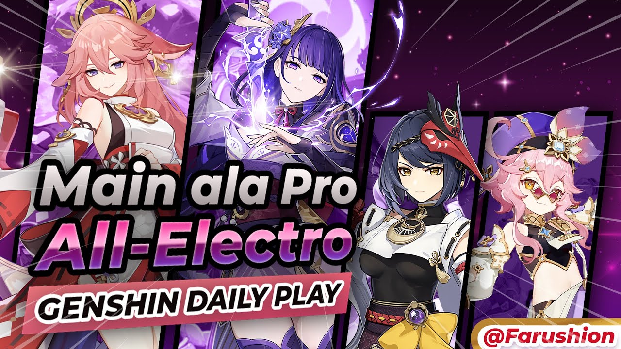 Main ala Pro All Electro - Genshin Daily Play 11 Januari 2023 - YouTube