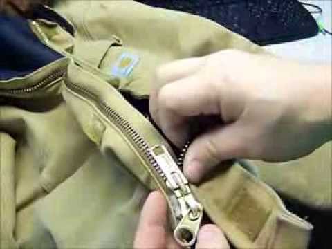 Carhartt J285 coat needs left pocket zipper repair or replace. What's the  easy fix? : r/Carhartt