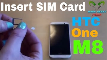HTC One M8 Insert The SIM Card