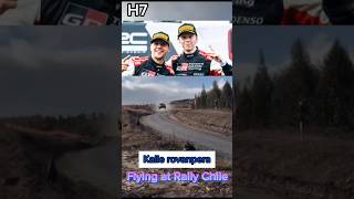flying at Rally Chile 🇨🇱2025, Kalle rovanpera, Toyota Yaris Rally1 #rally #wrc #chile