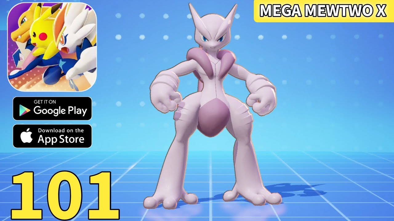 Pokemon UNITE: Mewtwo (Mega X/Y) Gameplay 