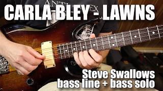 Carla Bley - Lawns BASS COVER Steve Swallow (Aria Pro II TSB-400 Thor Sound)