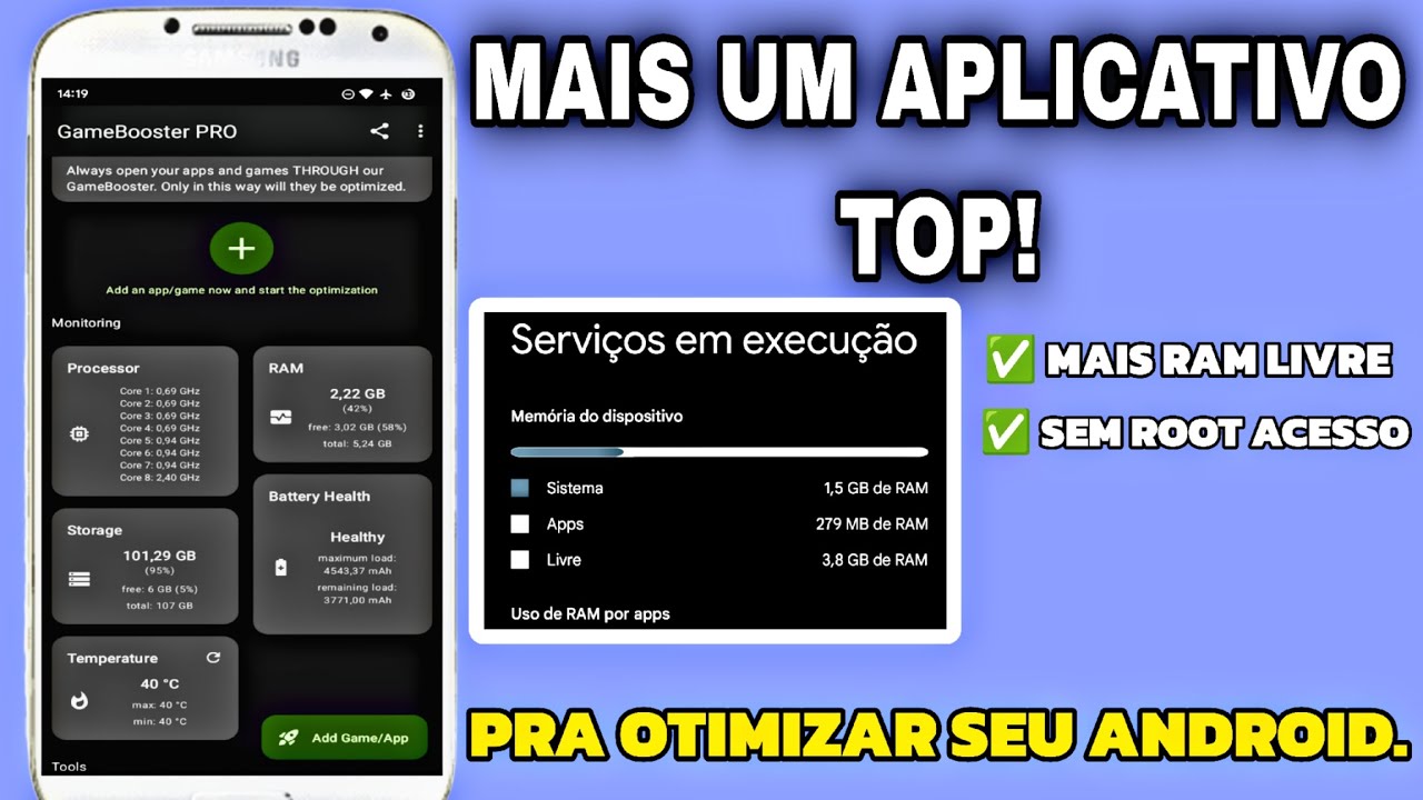 💥OTIMIZAÇÃO💥 EXTREMA no ANDROID SEM ROOT! [ MAIS RAM LIVRE ] - YouTube