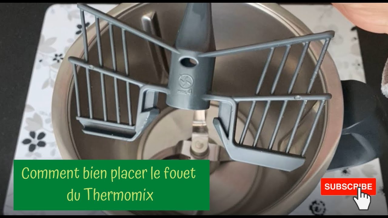 ASTUCES THERMOMIX  Comment utiliser le fouet du Thermomix ? Notre