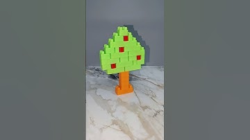 Satisfying Diy Building Blocks Tree🌳|Lego Tree |ASMR sound #asmr#asmrsounds #buildingblocks#shorts