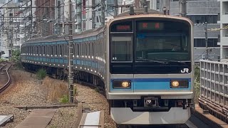【4K高画質】【E231系K5編成 TK入場回送(車体保全)】E231系800番台ミツK5編成(前照灯未更新)が回送電車として恵比寿駅4番線を低速通過するシーン(回6450M)2025.6.27