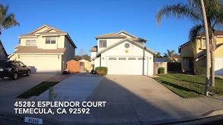Rental Property in Temecula: Esplendor Court by Property Management in Temecula