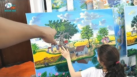 Nhật ký bài đồng quê khóa k23, dạy vẽ tranh tường chuyên nghiệp tại Hà Nội. LH: 0969.033.288