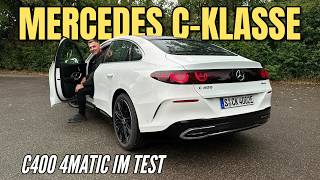MERCEDES C400 4MATIC: Vergleich Airmatic vs. Stahlfahrwerk | elektrische C-Klasse im Test | Preis Mercedes C Class 4matic