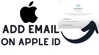How to Add Email on Apple ID appleid.apple.com Login to Add Additional Email Address to Apple ID