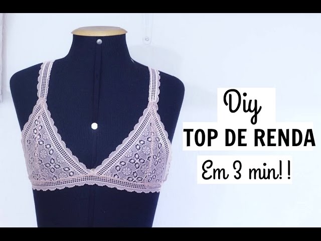 Top bralette para tecido plano - Marlene Mukai