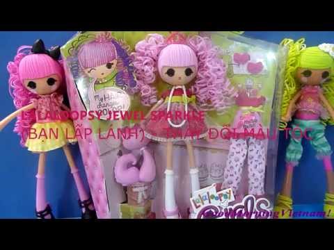 Búp Bê Lalaloopsy Lấp Lánh Thay Đổi Màu Tóc Bằng Nước Đá (Bí Đỏ) Lalaloopsy Jewel Sparkles