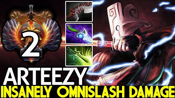 ARTEEZY [Juggernaut] Insanely Omnislash Damage is OP Crazy Gameplay 7.22 Dota 2