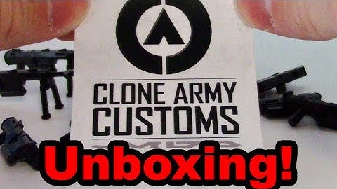 CloneArmyCustoms Package Unboxing!