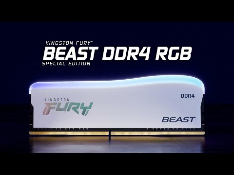 DDR4 RGB Memory with speeds up to 3600MT/s – Kingston FURY Beast DDR4 RGB Special Edition