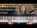 Mountains and Ocean | Ding Funi (PianoTune Cover)【山川和海洋钢琴】