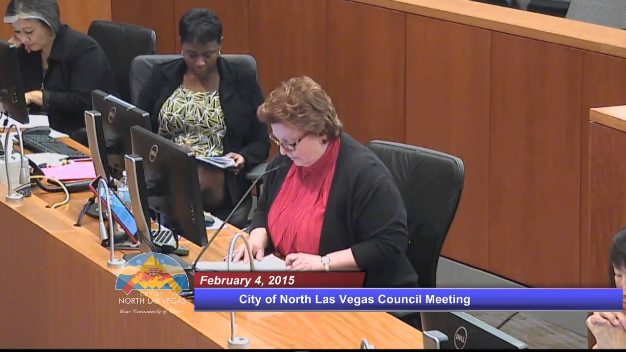 02-04-2015 North Las Vegas City Council Meeting FULL - YouTube