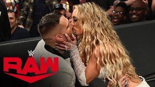 Corey Graves and Carmella spontaneously make out during Raw broadcast: Raw, April 04, 2022