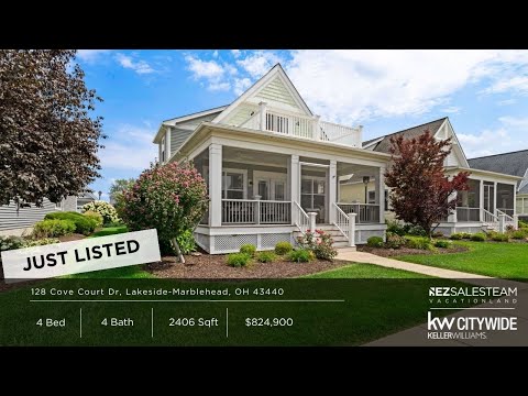 128 Cove Court Dr, Lakeside-Marblehead, OH home video tour