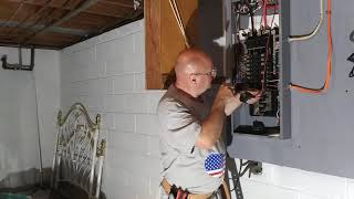 how to install a 15 or 20 amp square D home line breaker in to a panel