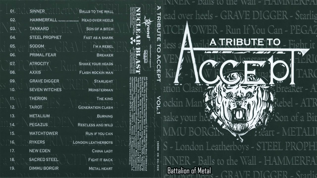 A Tribute To Accept Vol.1 (FULL ALBUM)