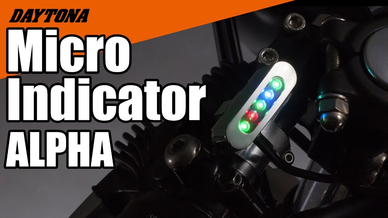 DAYTONA micro indicator ALPHA_011 - YouTube