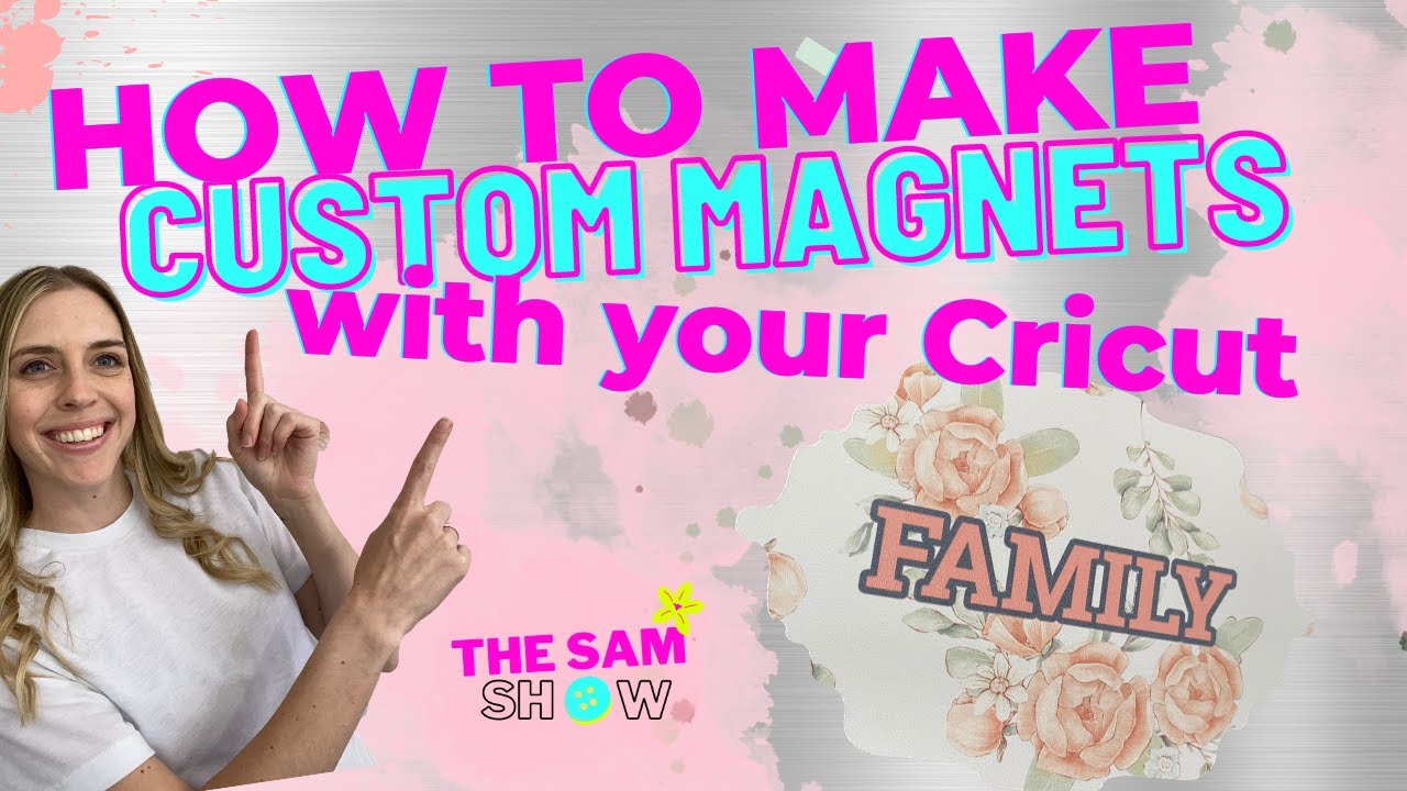 How to Make Print and Cut Magnets with your Cricut - YouTube