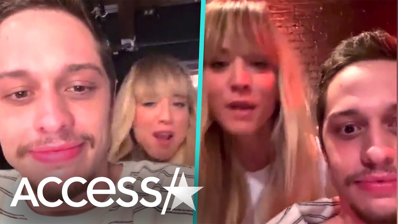 Kaley Cuoco Pranks Pete Davidson On Set of Their New Movie