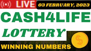 Cash4Life Lottery Results Draw 03 Feb, 2023 - Next Estimated Jackpot Prize $1,000 - Winning Numbers