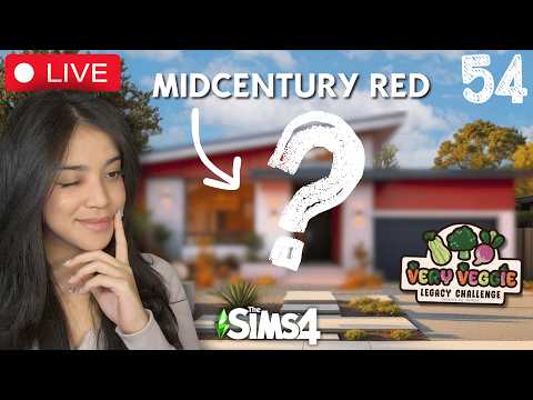 FIRST BUILD FOR TOMATO  *Very Veggie Challenge*  - The Sims 4 (LIVE)