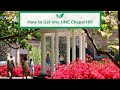 How to get into unc chapel hill