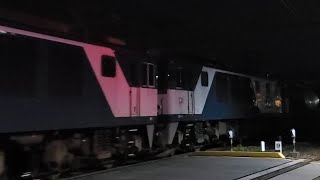 既に貴重！？EF64パック重連 1002+1017  8878レ＆5880レ